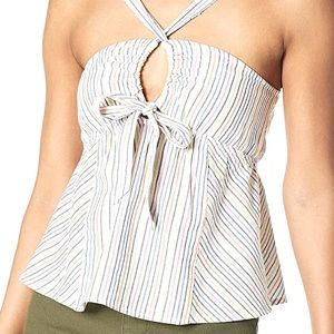 ELLA MOSS NWT CAROL FLUTTER SHOULDER TOP SIZE MEDIUM